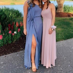 BCBG Light blue gown